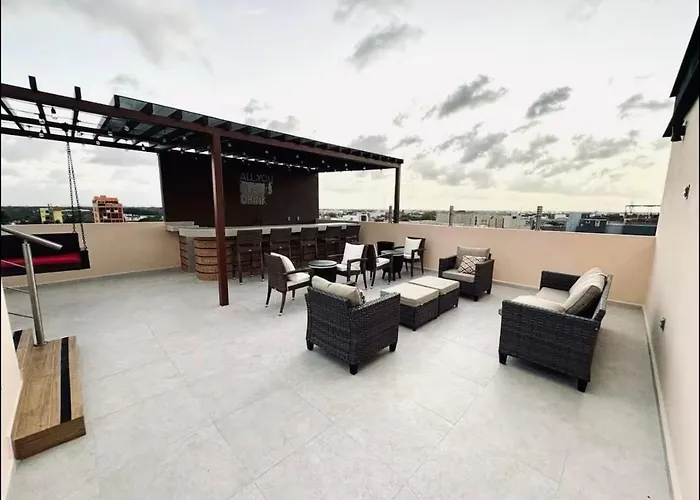 Apartment Akasha Lifestyle - Modern With Rooftop Playa del Carmen